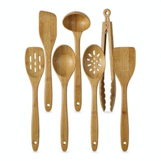Bamboo Utensil Set 6 Piece - SAUCIER