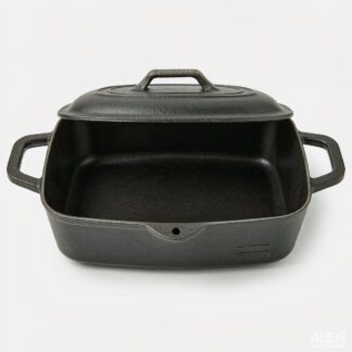 Enameled Cast Iron Braiser 3 5 Qt - SAUCIER