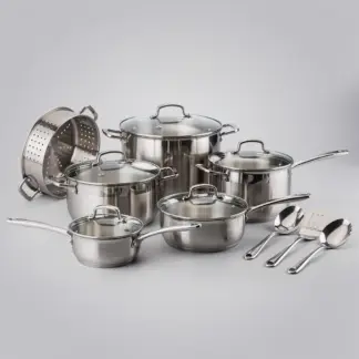 Copper Tri-Ply Cookware Set, 10-Piece