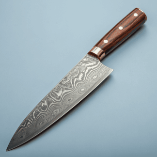 Damascus Chef's Knife, 8 in