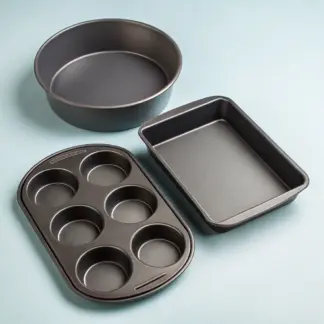 Round Cake Pan Set, 3-Piece