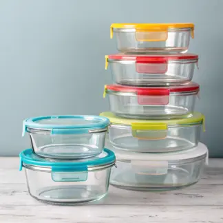 Glass Food Storage Set, 10-Piece